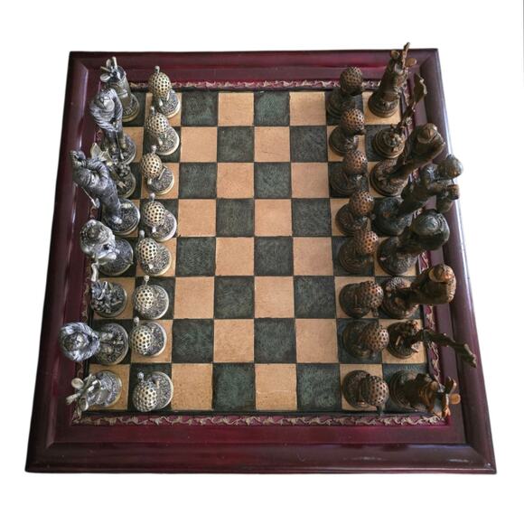 Vintage Golf Galaxy Chess Set And Board DAMAGED - Picture 3 of 9